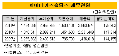 차이나가스홀딩스