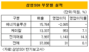 삼성SDI 실적