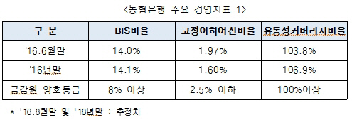 농협 경영지표1